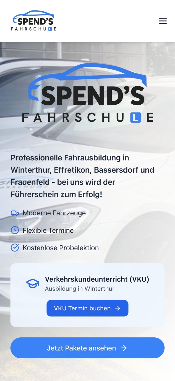 Spend's Fahrschule auf dem iPhone